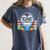 Book Lover Reading Penguin Women's Comfort Colors T-Shirt Moss