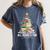 All Booked For Christmas Coquette Books Teacher Xmas Tree Women's Comfort Colors T-Shirt Moss All Booked For Christmas Coquette Books Teacher Xmas Tree Women's Comfort Colors T-Shirt Moss