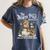 Bookish Christmas North Pole Book Club Snowman Book Worm Women's Comfort Colors T-Shirt Moss