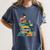 Books Abstract Artist Women Art Painting Books Women's Comfort Colors T-Shirt Moss