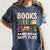 Books Are My Happy Place Women's Comfort Colors T-Shirt Moss