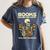 Books Make Me Happy Skeleton Read Reading Librarian Book Women's Comfort Colors T-Shirt Moss
