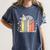 Books Lover Cute Sleepy Cat Relax Reading Vibe Women's Comfort Colors T-Shirt Moss