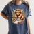 Bookworm Cute Highland Cow Reading Book Women's Comfort Colors T-Shirt Moss