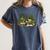 Botanical Garden Plants With Books Women's Comfort Colors T-Shirt Moss