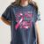 Breast Cancer Awareness I Wear Pink In Memory Of My Mom Women's Comfort Colors T-Shirt Moss