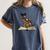 Cat Book Flowers Women's Comfort Colors T-Shirt Moss