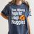 Chicken Nugget Saying Introvert Nuggie Foodie Food Women's Comfort Colors T-Shirt Moss Chicken Nugget Saying Introvert Nuggie Foodie Food Women's Comfort Colors T-Shirt Moss