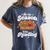 Christmas Book Lover Gingerbread Library Reading Bookaholic Women's Comfort Colors T-Shirt Moss