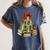 Christmas Book Tree Coquette Bow Xmas Reading Librarian Girl Women's Comfort Colors T-Shirt Moss Christmas Book Tree Coquette Bow Xmas Reading Librarian Girl Women's Comfort Colors T-Shirt Moss