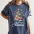 Christmas Book Tree Shirt Book Lover Librarian All Booked For Christmas Women's Christmas Book Lover Librarian Women's Comfort Colors T-Shirt Moss
