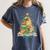 Christmas Books Make You Bright Librarian Teacher Book Lover Women's Comfort Colors T-Shirt Moss