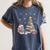 Christmas A Penguin Reading Book Snowflake Cocoa Hot Teacher Women's Comfort Colors T-Shirt Moss