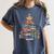 Christmas Tree Made Of Books Librarian Reader Holiday Women's Comfort Colors T-Shirt Moss