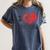Clifford The Big Red Dog I Heart Clifford Childrens Books Women's Comfort Colors T-Shirt Moss