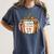 I Closed My Book To Be Here Fall Pumpkin Women's Comfort Colors T-Shirt Moss