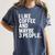 I Like Coffee Introvert Coffee Lovers Sarcastic Humor Women's Comfort Colors T-Shirt Moss