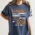 Cool Bookmobile Librarian Spreading Love One Book At A Time Women's Comfort Colors T-Shirt Moss