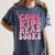 Cool Kids Read Books Library Book Reader Book Nerd Women's Comfort Colors T-Shirt Moss