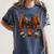 Cozy Reading Cabin Retreat Fall Bookish Autumn Cozy Reader Women's Comfort Colors T-Shirt Moss
