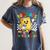 Cute 100 Days In The Books Groovy Boy Girl Teacher Women's Comfort Colors T-Shirt Moss