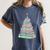 Cute Bookmas Christmas Book Tree Book Lover Teacher Women's Comfort Colors T-Shirt Moss