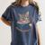 Cute Cat Reading Books With Tea Women's Comfort Colors T-Shirt Moss