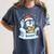 Cute Christmas Penguin Reading Book Cozy Winter Holiday Art Women's Comfort Colors T-Shirt Moss Cute Christmas Penguin Reading Book Cozy Winter Holiday Art Women's Comfort Colors T-Shirt Moss