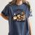 Cute Coffee Cats Books Lover Idea Women Men Kids Women's Comfort Colors T-Shirt Moss