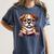 Cute Dog Puppy English Bulldog Reading Book Women's Comfort Colors T-Shirt Moss
