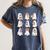 Cute Ghost Reading Books Teacher Halloween Reading Men Women Kids Women's Comfort Colors T-Shirt Moss