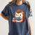 Cute Hedgehog Book Lover Readers Animal Reading Women's Comfort Colors T-Shirt Moss