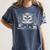 Cute Owl Reading Book Graphic Art Women's Comfort Colors T-Shirt Moss Cute Owl Reading Book Graphic Art Women's Comfort Colors T-Shirt Moss