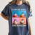 Cute Penguin Reading Book School Librarian Teacher Student Women's Comfort Colors T-Shirt Moss