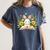 Cute Rabbit And Book Women Girls Reading Book Rabbit Lover Women's Comfort Colors T-Shirt Moss