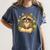 Cute Raccoon Reading Book Flowers Floral Women's Comfort Colors T-Shirt Moss Cute Raccoon Reading Book Flowers Floral Women's Comfort Colors T-Shirt Moss