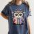 Cute Reading Owl Book Lover Teacher Librarian Bookworm Women's Comfort Colors T-Shirt Moss Cute Reading Owl Book Lover Teacher Librarian Bookworm Women's Comfort Colors T-Shirt Moss