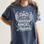 My Dad Father Is My Guardian Angel In Heaven Memory Memorial Women's Comfort Colors T-Shirt Moss