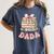 Dada Book First Chapter Birthday Family Matching Party Women's Comfort Colors T-Shirt Moss