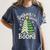 Dashing Through The Books Christmas Book Lovers Men Women Women's Comfort Colors T-Shirt Moss