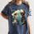 David And Goliath Bible Book Of Samuel King David Comic Women's Comfort Colors T-Shirt Moss