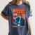 Dead Roast Coffee Comic Book Cover Style Skeleton Barista Women's Comfort Colors T-Shirt Moss