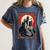 Dracula's Castle Book Cover Illustration Women's Comfort Colors T-Shirt Moss