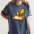 Dragon Fantasy Book Lover Bookish Reader Bookworm Wildflower Women's Comfort Colors T-Shirt Moss