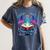 Dragon Reading Book Lover Women's Comfort Colors T-Shirt Moss