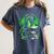 Dragon Reading Books Bookworm Women's Comfort Colors T-Shirt Moss