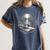 Duck Reading Book Full Moon Lake Scenery Women's Comfort Colors T-Shirt Moss