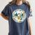 Duck Wilderness Book Reading Illustration Floral Women's Comfort Colors T-Shirt Moss