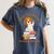 Easily Distracted By Beagles And Books Beagle Dog Women's Comfort Colors T-Shirt Moss