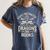 Easily Distracted By Books & Dragons Bookworm Reading Women's Comfort Colors T-Shirt Moss